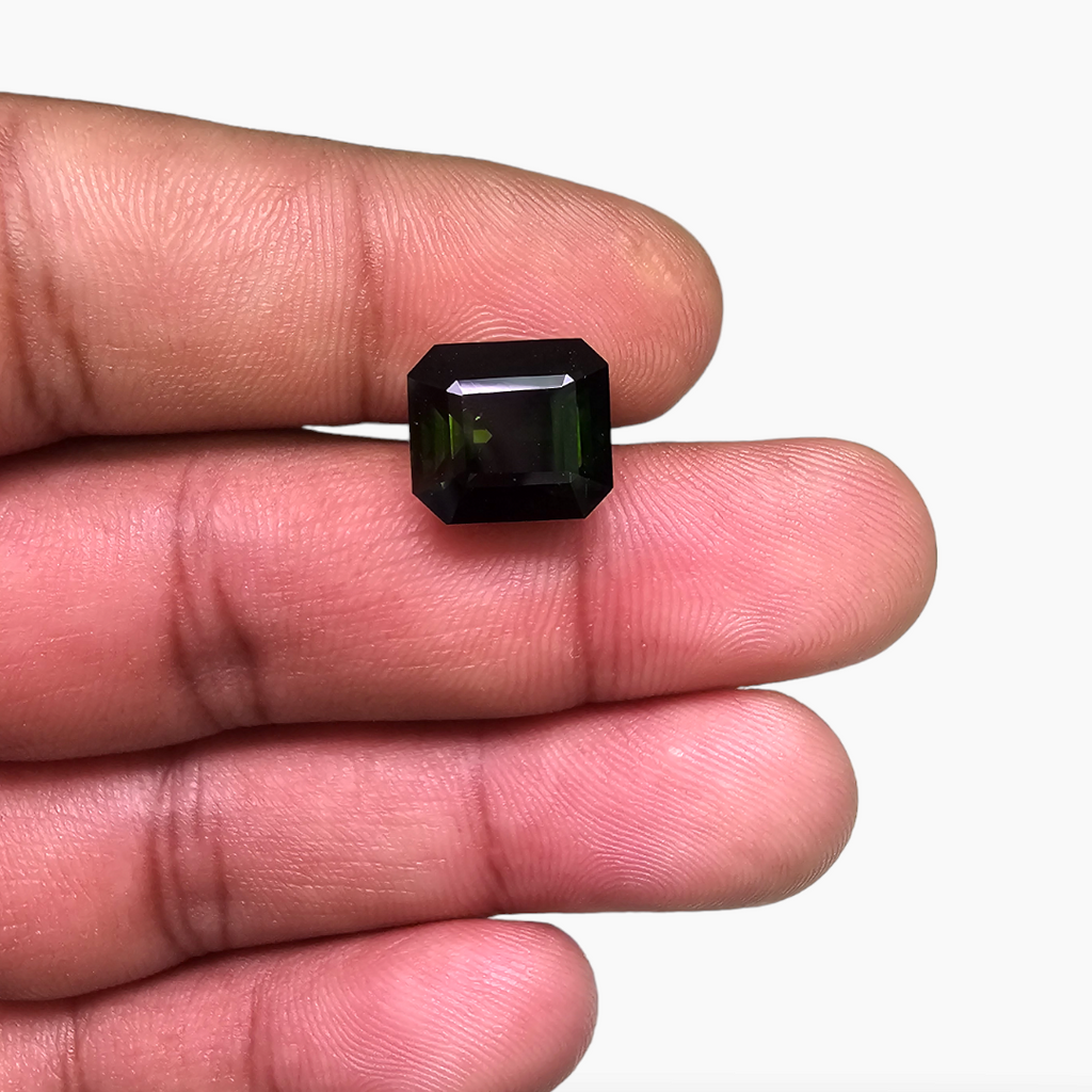 Natural Green Tourmaline Gemstones 11 by 10 MM in 8.43 Carats