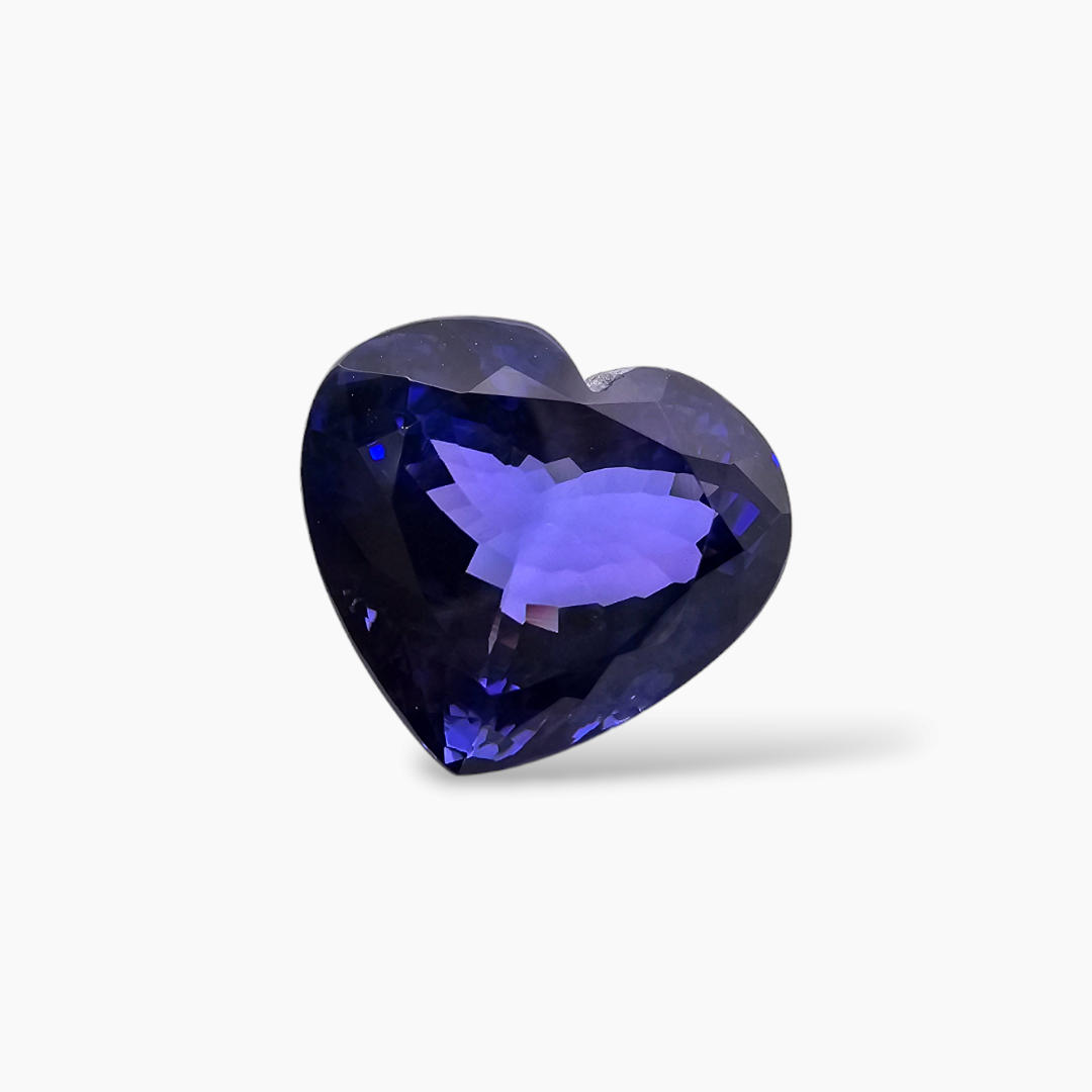 Natural Tanzanite Gemstone 13.31 Carats in Heart Shape from Africa