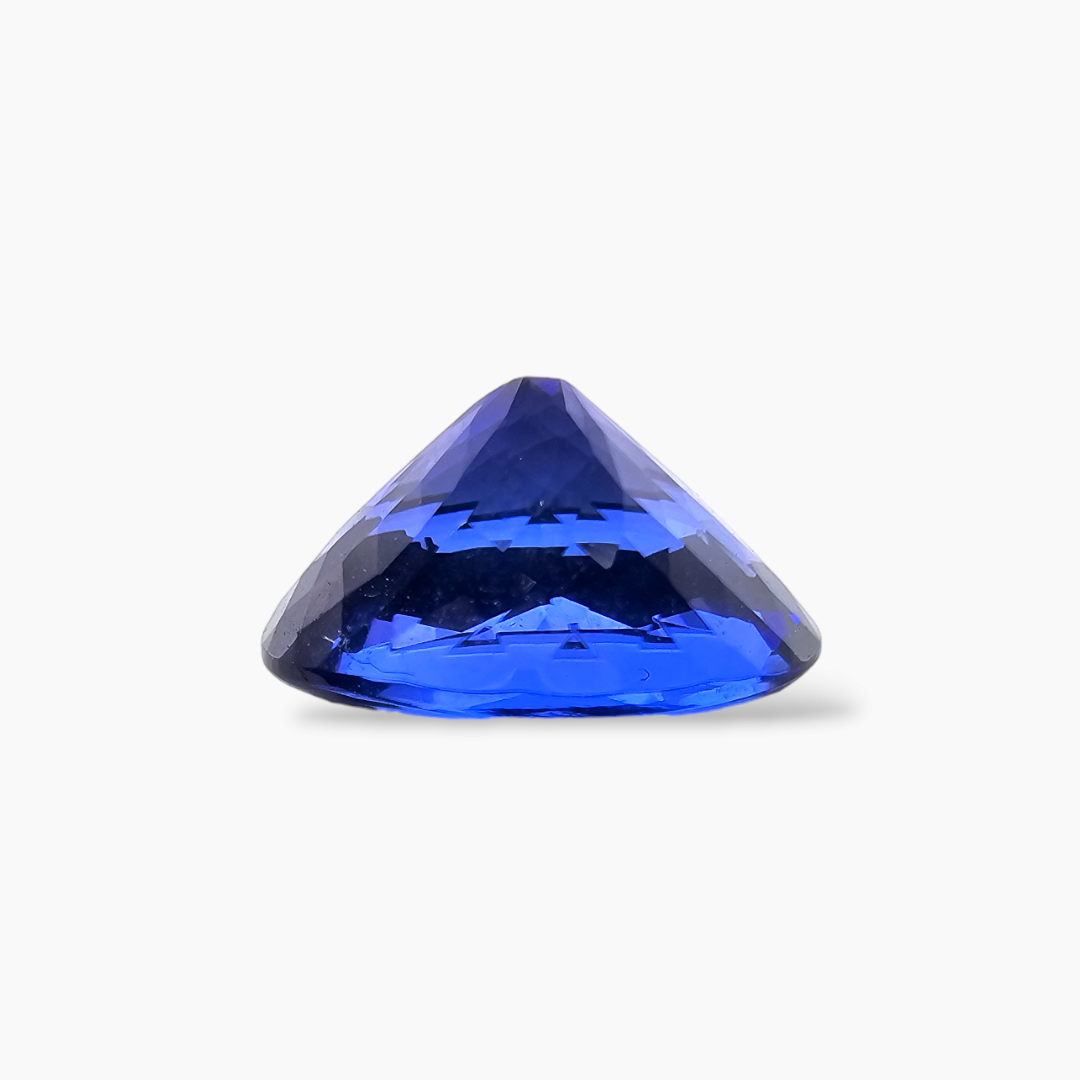 Natural Tanzanite Stone in Blue Emerald Shape 7.18 Carats for Sale