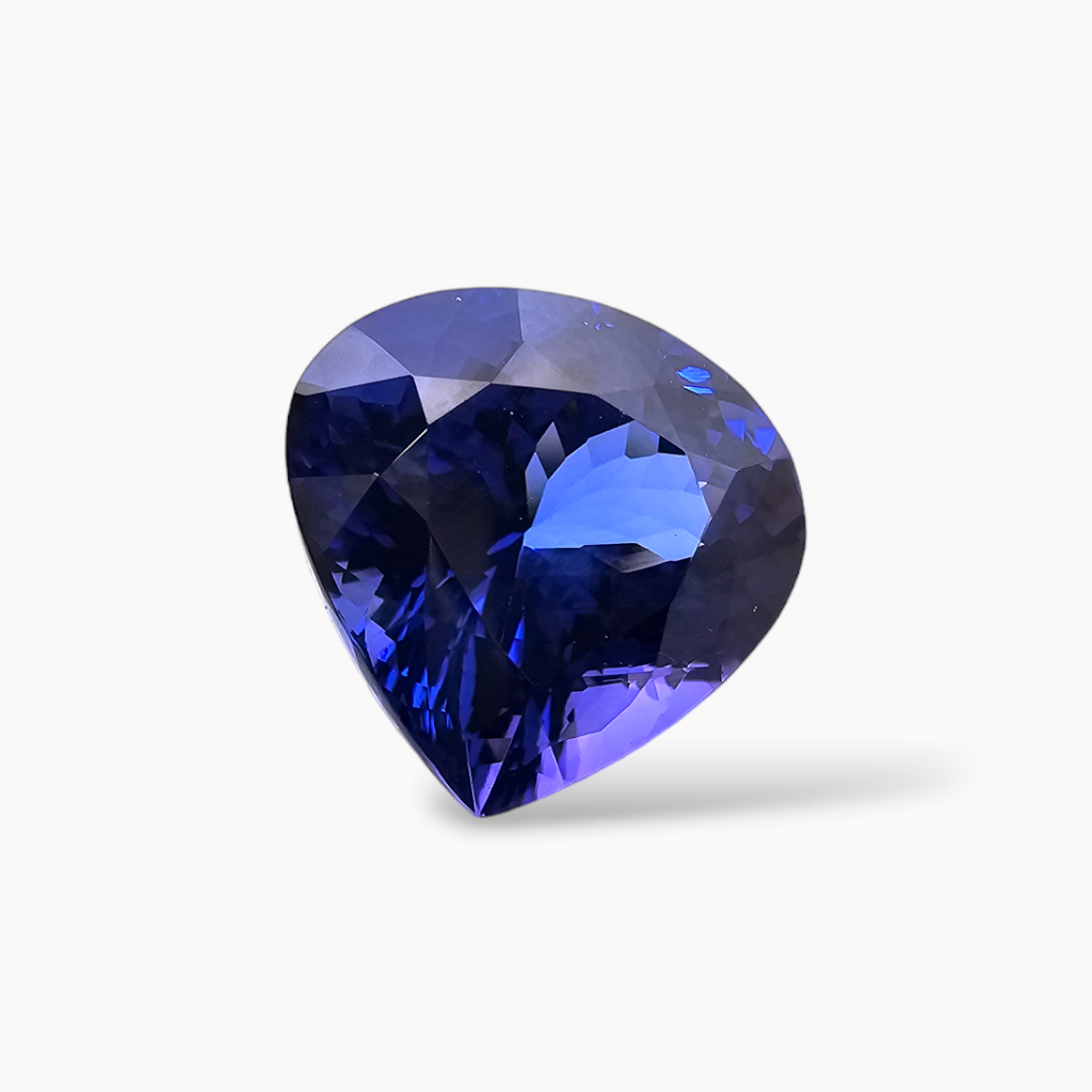 Natural Tanzanite Stone in Heart Shape 8.80 Carats with 12 by 13 MM for Sale