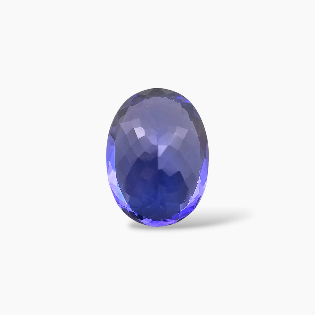 Natural Oval Shape Tanzanite Stone in 5.39 Carats Weight for Sale