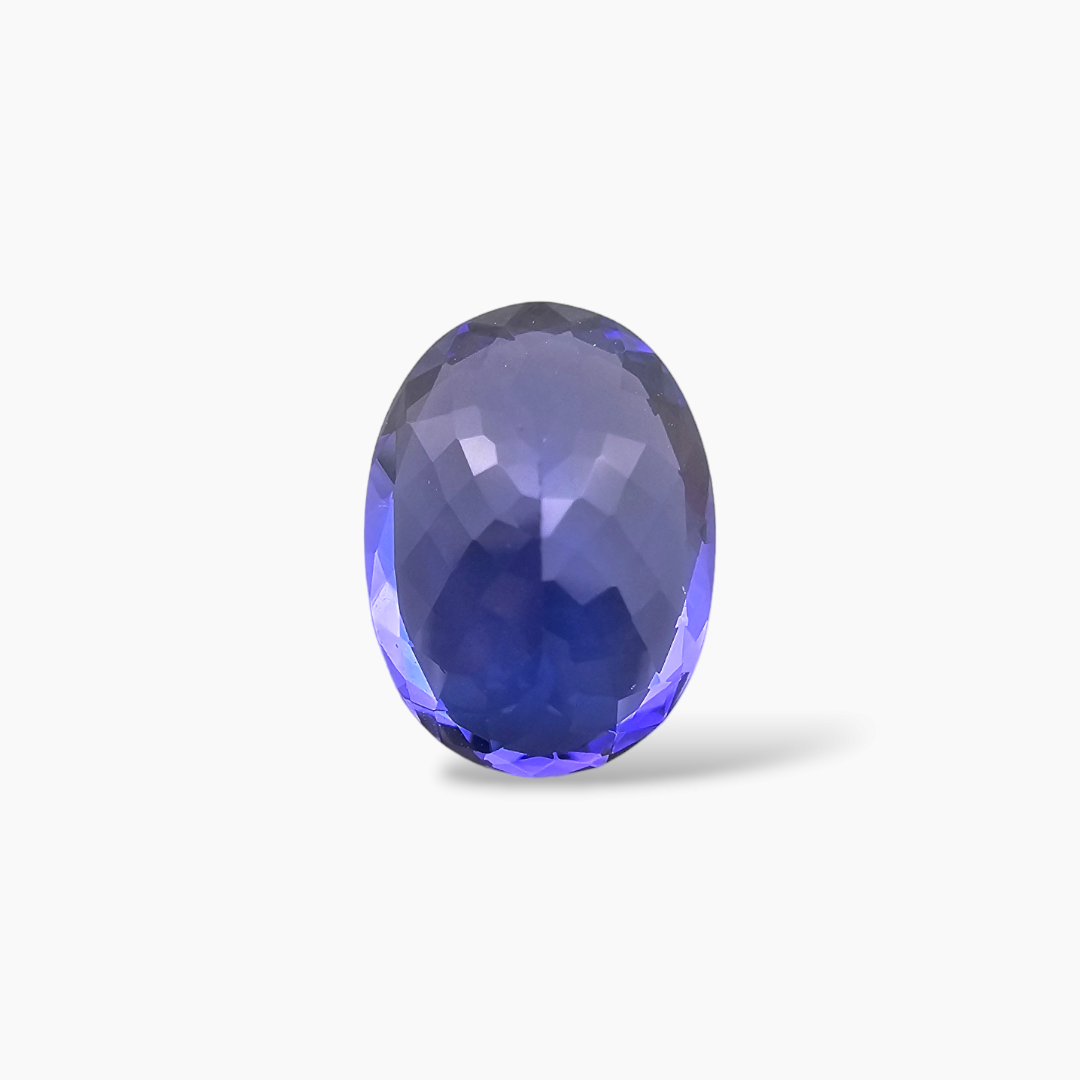 Natural Oval Shape Tanzanite Stone in 5.39 Carats Weight for Sale