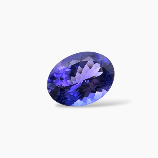 Tanzanite Stone in Natural from Tanzania in 5.78 Carats with 13 by 10 MM