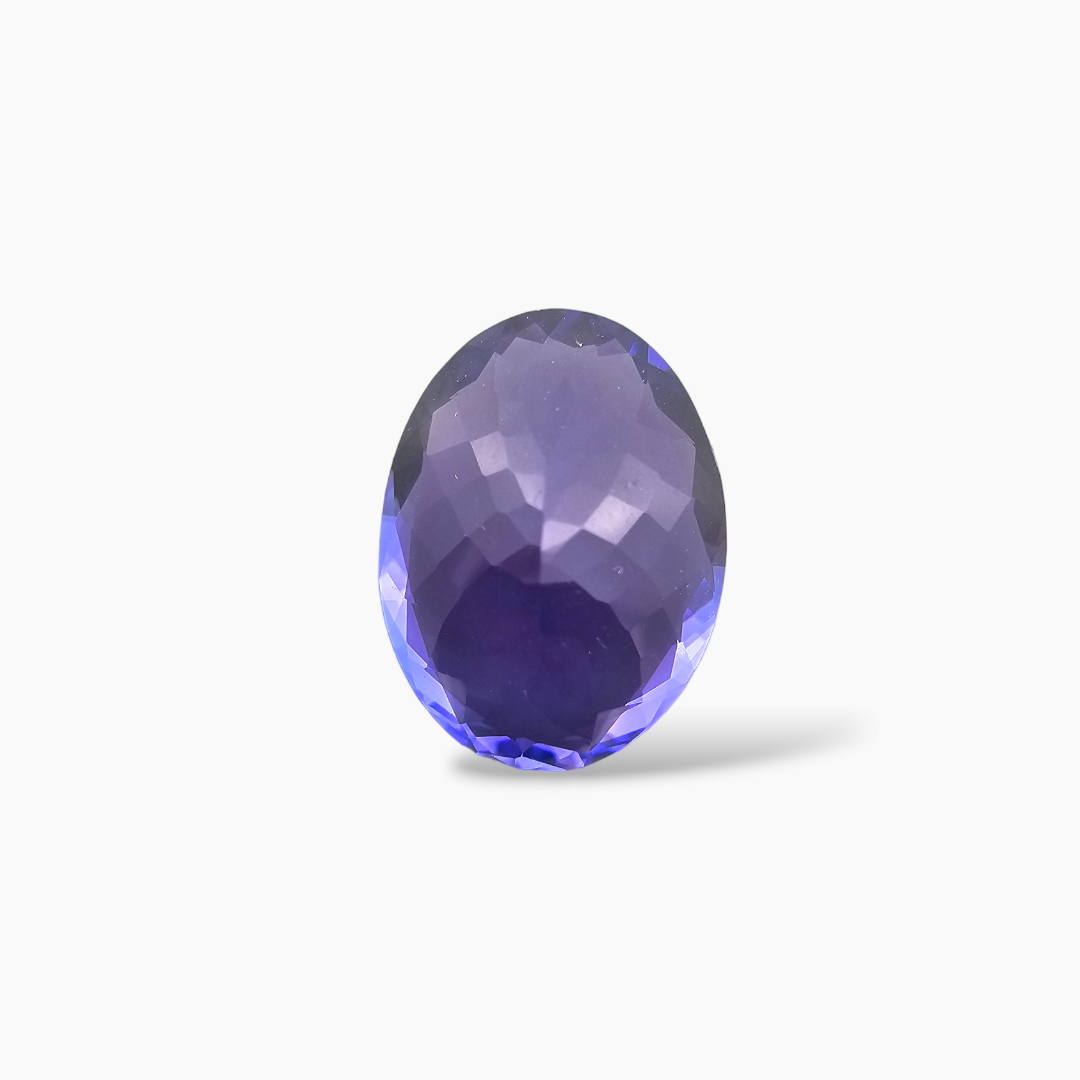 Tanzanite Stone in Natural from Tanzania in 5.78 Carats with 13 by 10 MM
