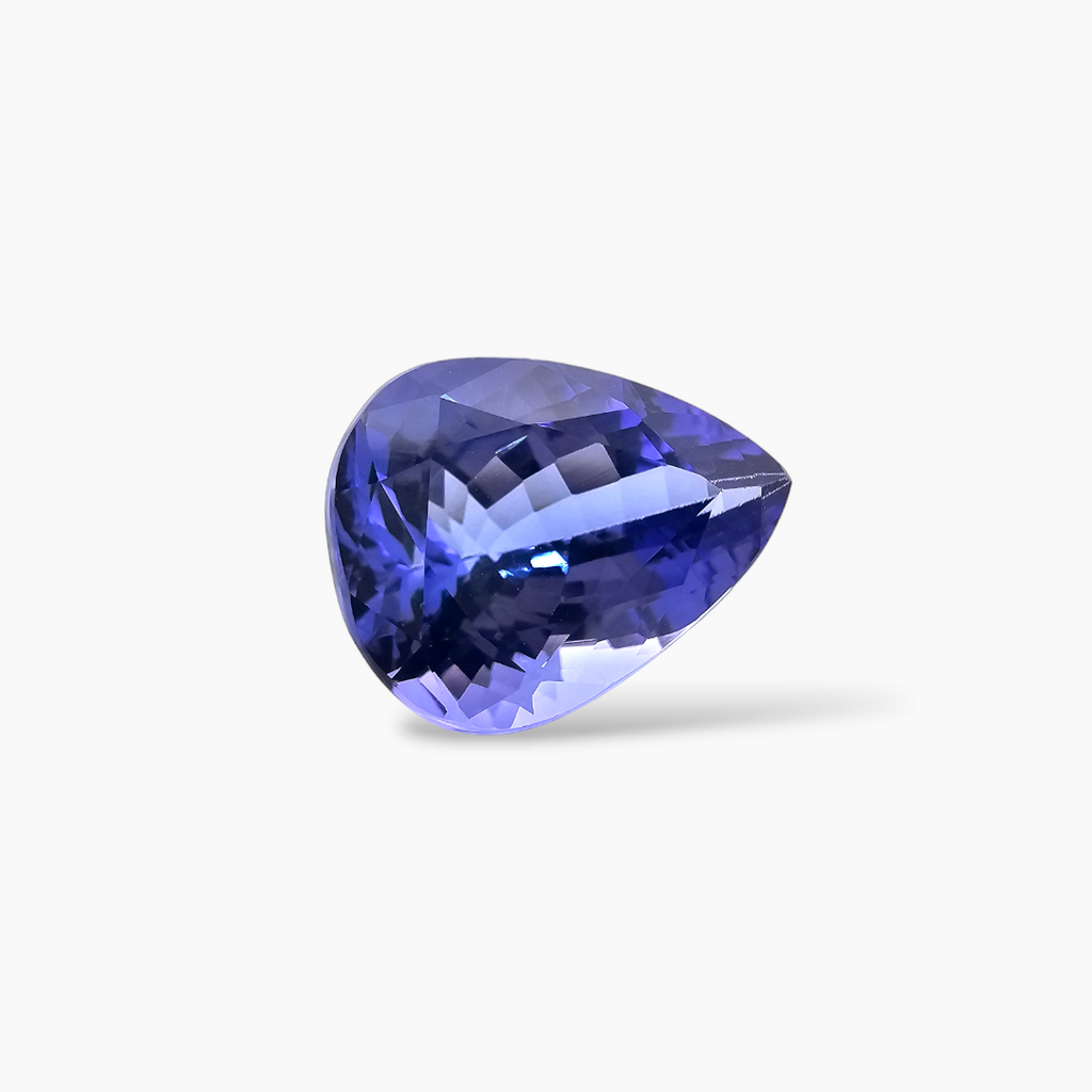 Natural Pear Tanzanite Stone in 8.66 Carats from Tanzania