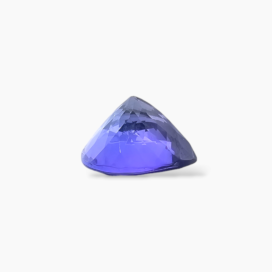 Natural Tanzanite Stone in Heart Shape with 5.02 Carats Weight for Sale