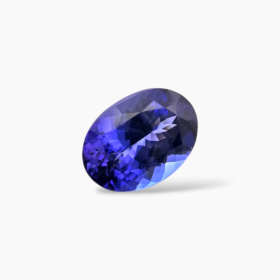 Natural Tanzanite Stone Oval 6.77 Carats in 14 by 10 MM for Sale