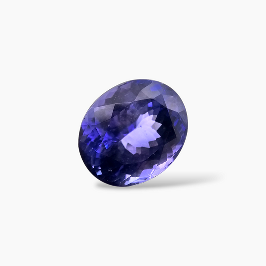 Natural Tanzanite Oval Stone in 6.7 Carats with 11 by 9 MM for Sale