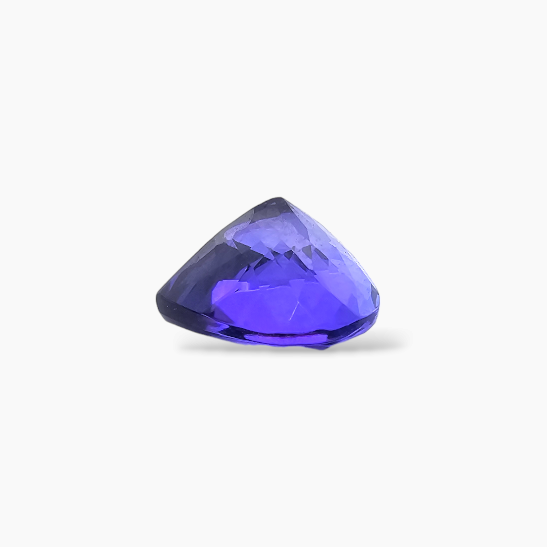 Natural Tanzanite Gemstone Heart Cut Shape in 6.23 Carats Weight