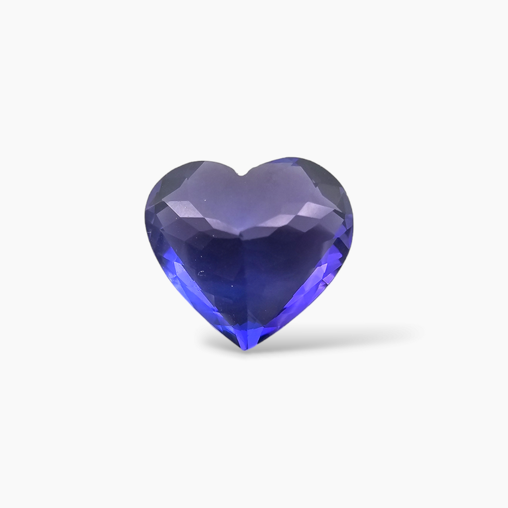 Natural Tanzanite Gemstone Heart Cut Shape in 6.23 Carats Weight