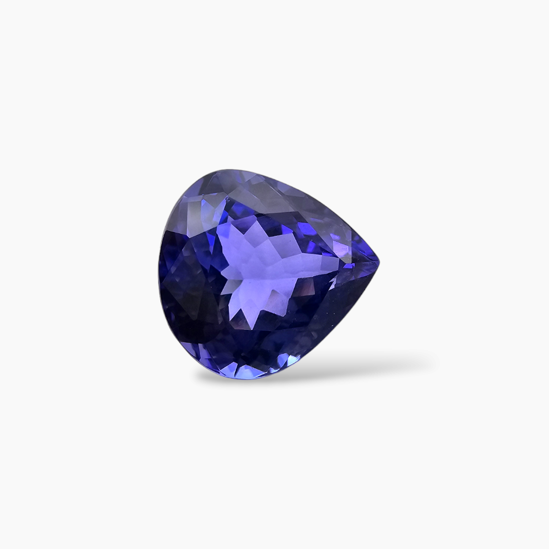 Natural Tanzanite Gemstone in Heart Shape 6.67 Carats Weight