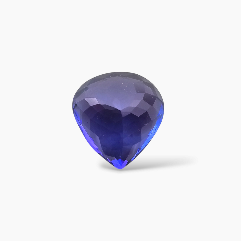 Natural Tanzanite Gemstone in Heart Shape 6.67 Carats Weight