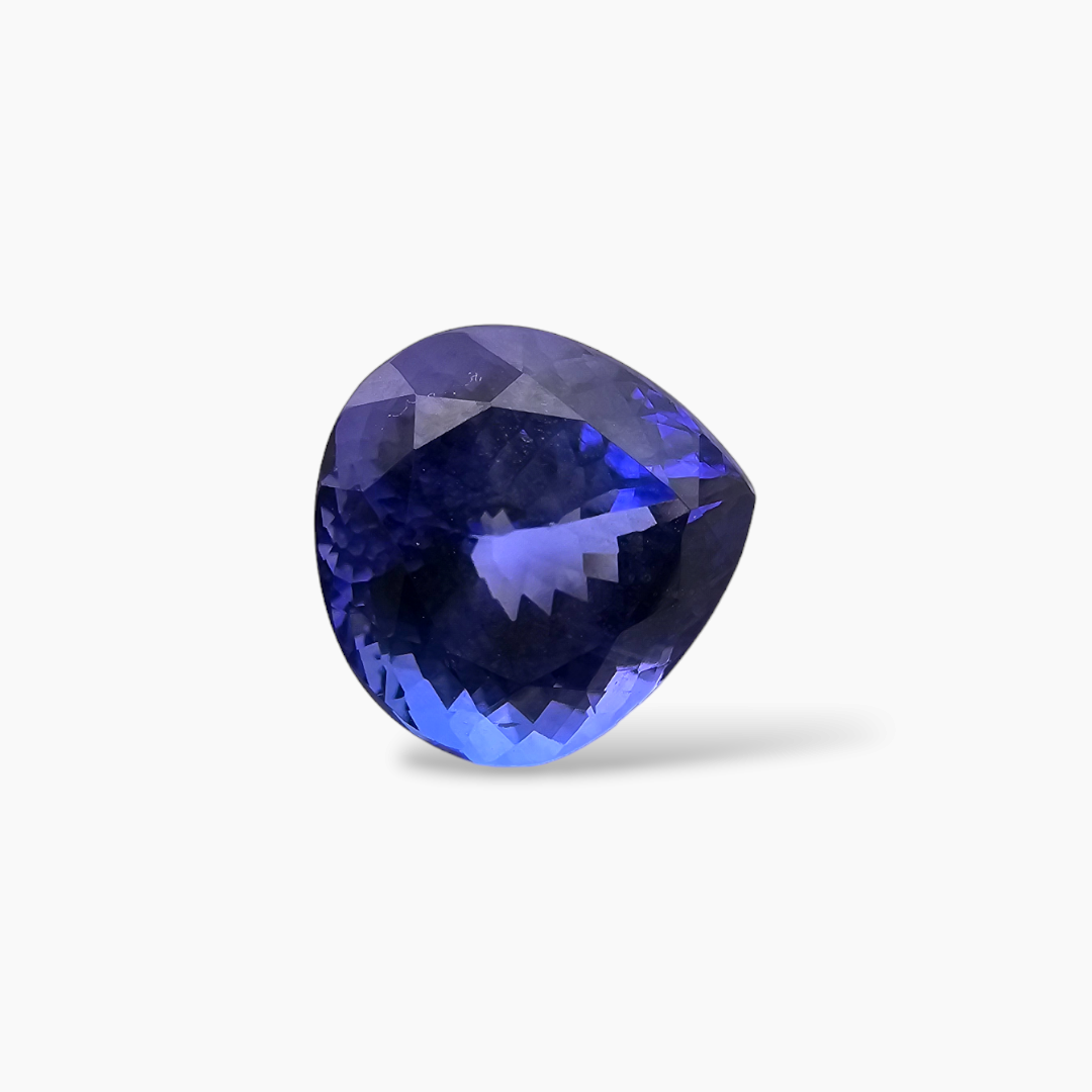 Natural Tanzanite Stone Heart Shaped Gemstone in 7.02 Carats