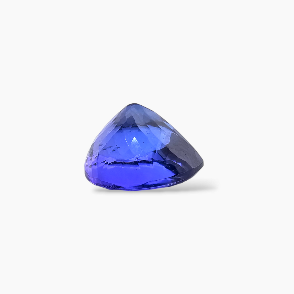 Natural Tanzanite Stone Heart Shaped Gemstone in 7.02 Carats