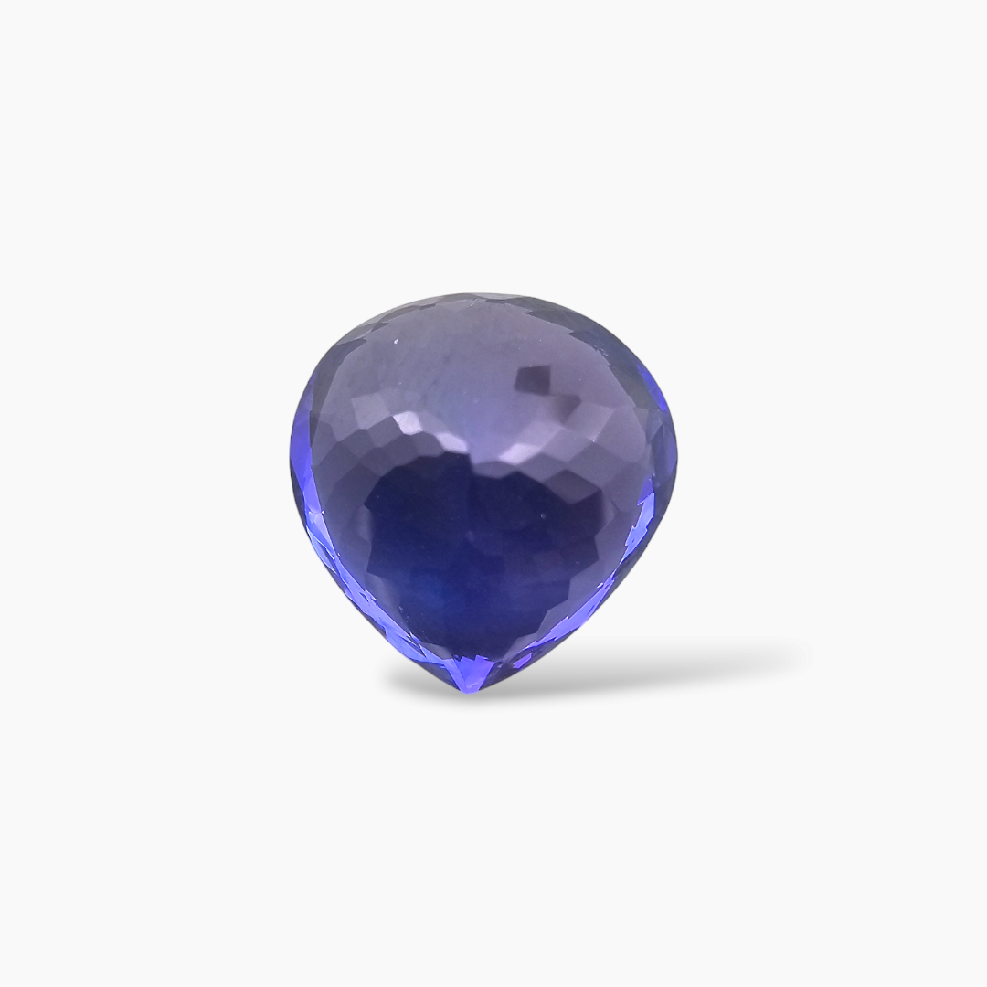 Natural Tanzanite Stone Heart Shaped Gemstone in 7.02 Carats