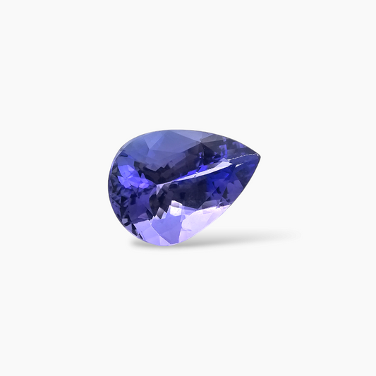 Natural Tanzanite Gemstone Shaped in Pear with 6.13 Carats for Sale