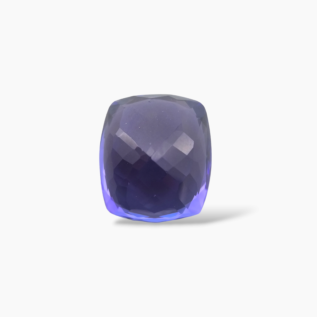 Natural Tanzanite Stone in Cushion Cut with 7.86 Carats Weight for Sale