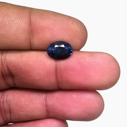 Natural Cobalt Spinel Stone Buy in 2.71 Carats Oval From Srilanka Origin