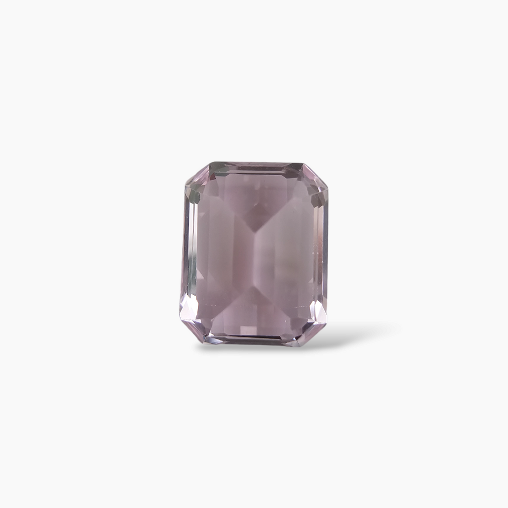 Natural Kunzite Stone 6.76 Carats 11 by 9 MM in Emerald Cut Shape