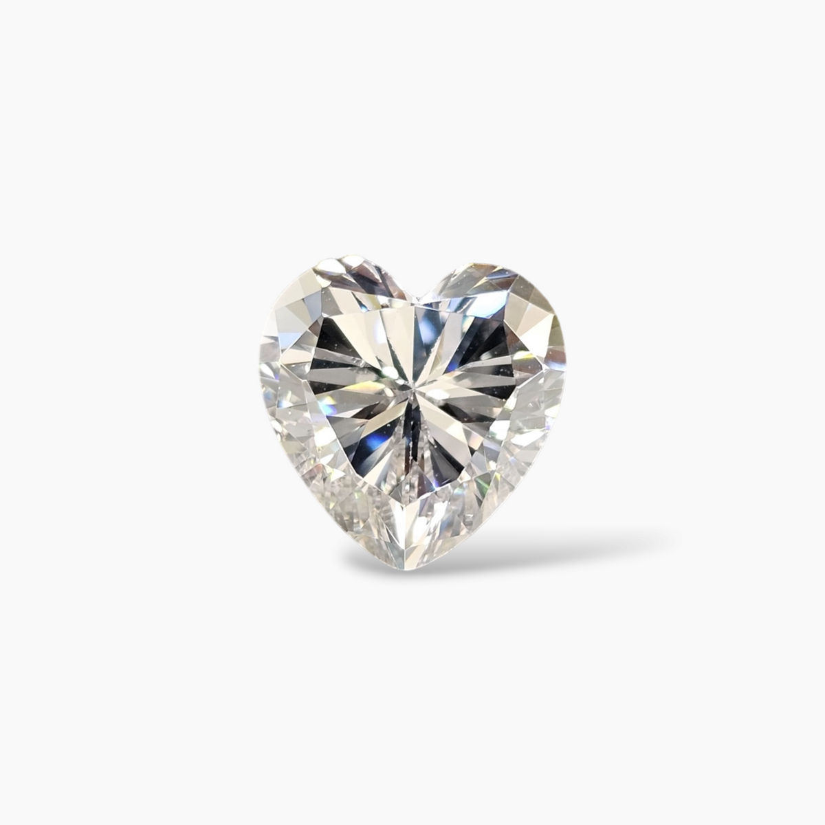 Moissanite Diamond in Heart Shape with 4.86 Carats Weight