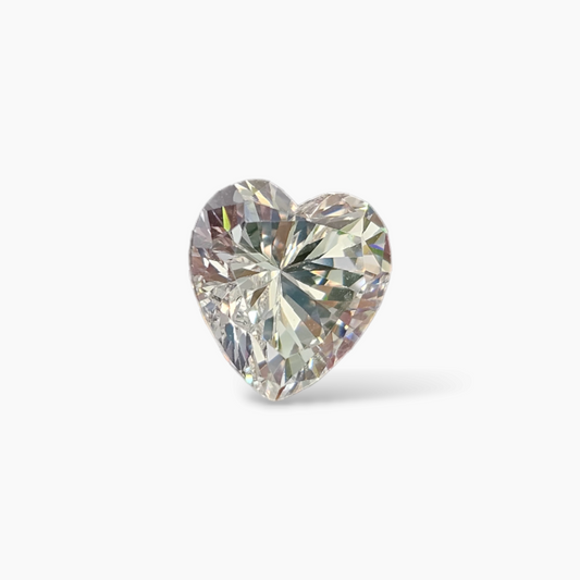 Moissanite Diamond in Heart Shape with 4.86 Carats Weight