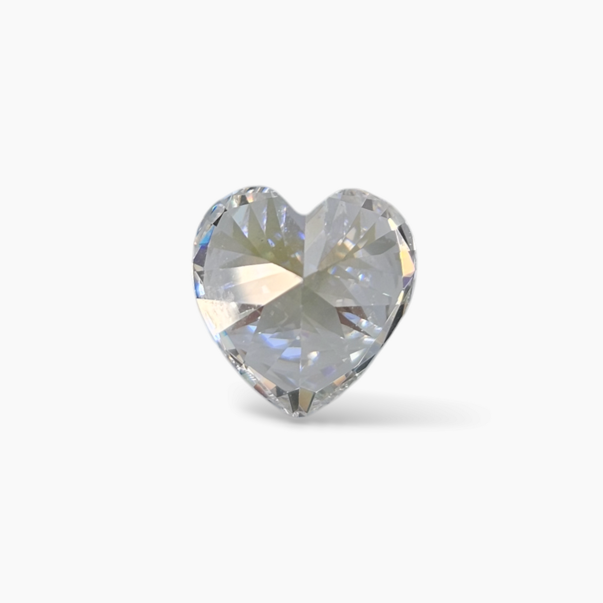 Moissanite Diamond in Heart Shape with 4.86 Carats Weight