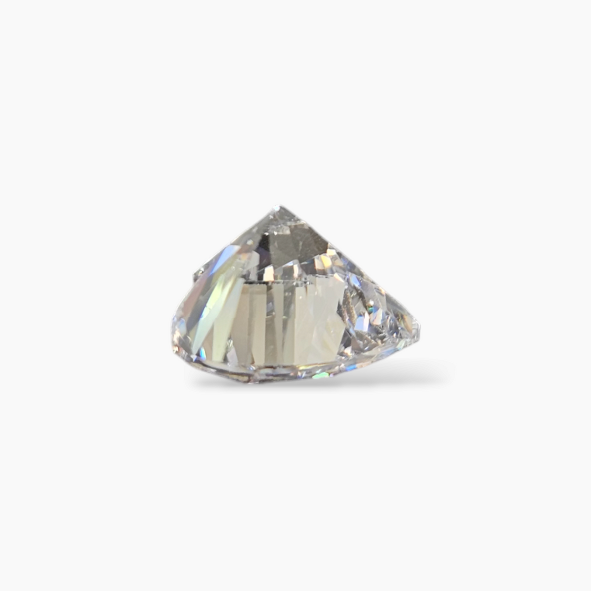 Moissanite Diamond in Heart Shape with 4.86 Carats Weight