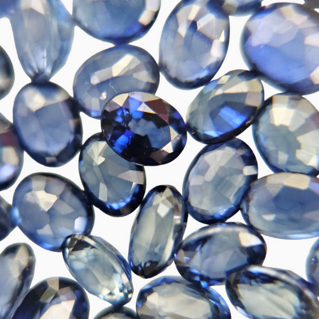 Blue Sapphire Oval Cut 4x3 mm lot For Sale
