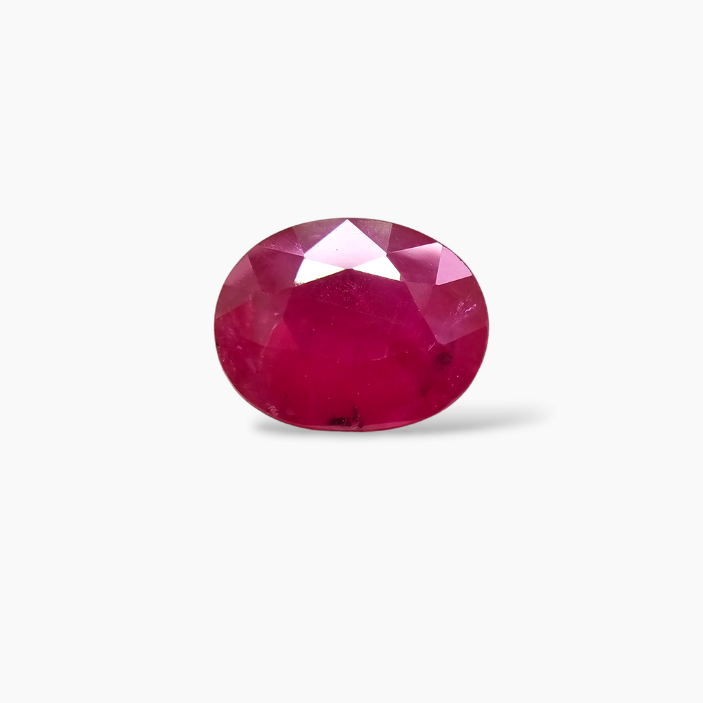 Mozambique Gemstone of Natural Ruby in Pink 3.82 Carats Oval Shape