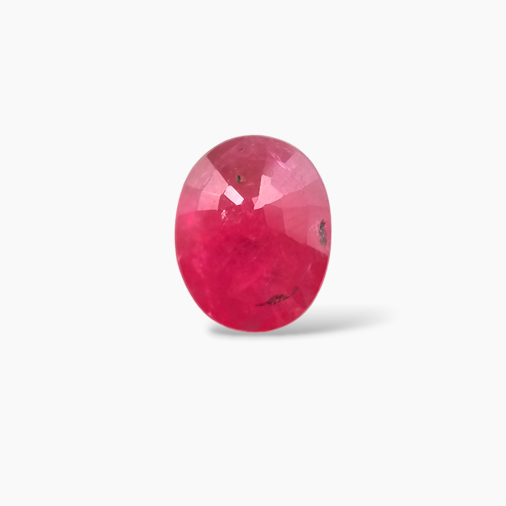 Mozambique Gemstone of Natural Ruby in Pink 3.82 Carats Oval Shape