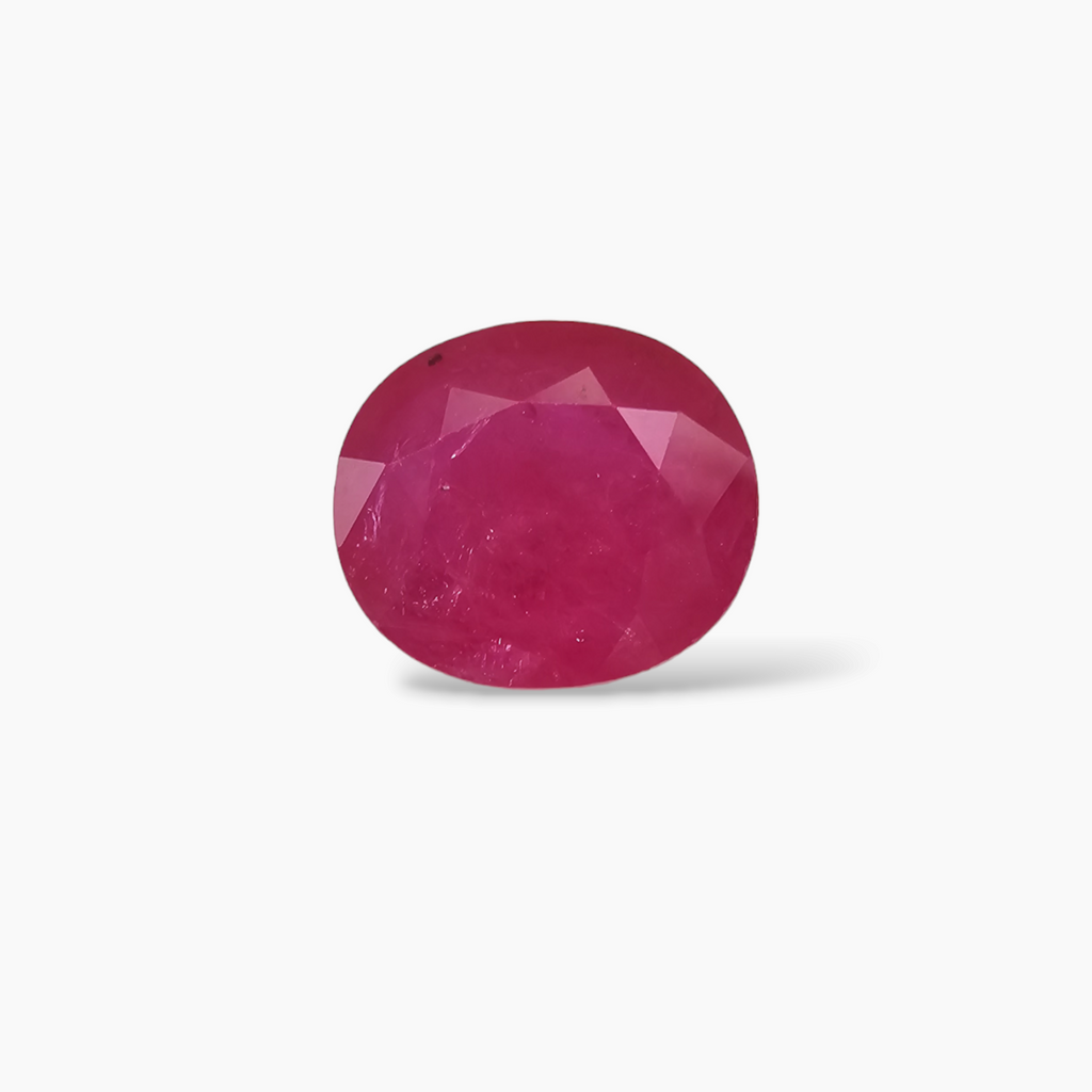 Mozambique Gemstone of Natural Ruby in Pink 3.2 Carats Oval Shape
