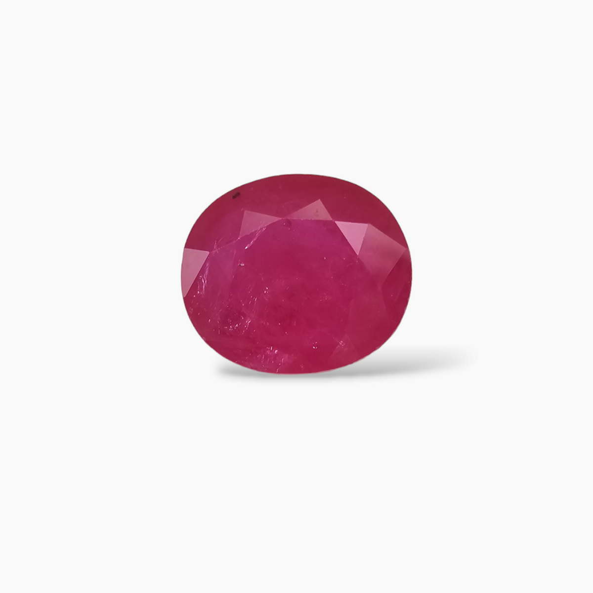 Mozambique Gemstone of Natural Ruby in Pink 3.2 Carats Oval Shape
