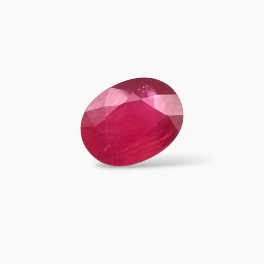Mozambique Gemstone of Natural Ruby in Pink 1.74 Carats Oval Shape