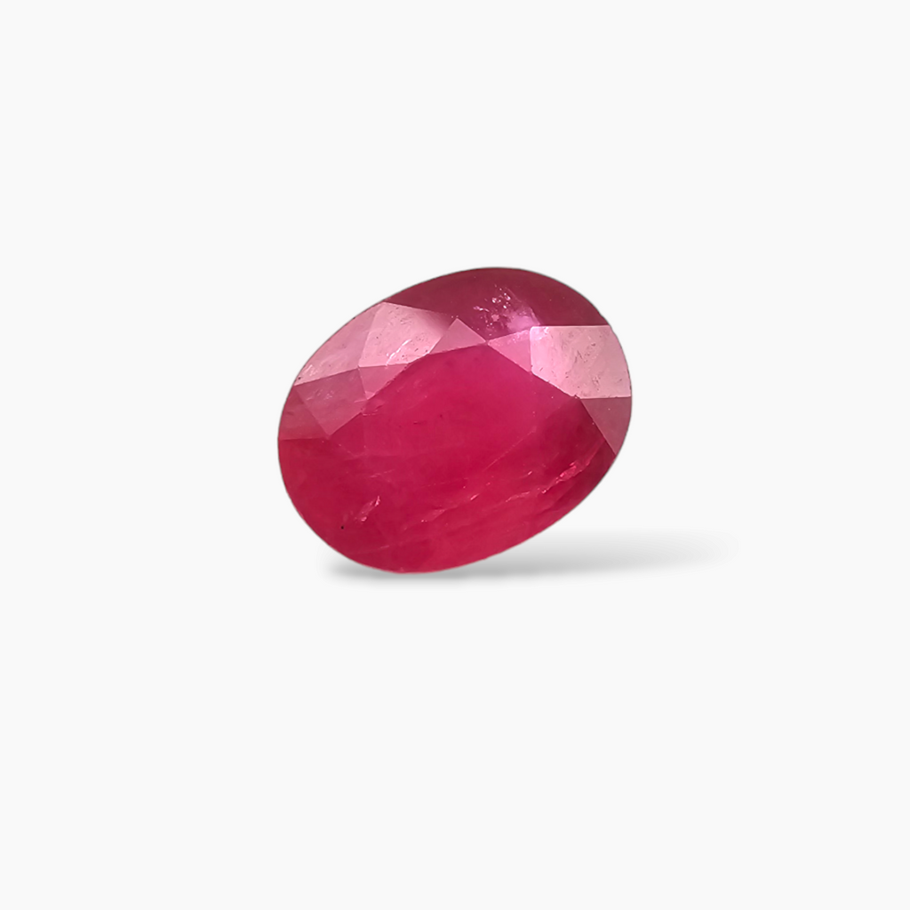Mozambique Gemstone of Natural Ruby in Pink 1.74 Carats Oval Shape