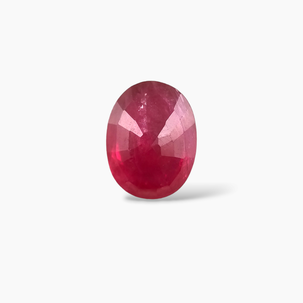 Mozambique Gemstone of Natural Ruby in Pink 1.74 Carats Oval Shape