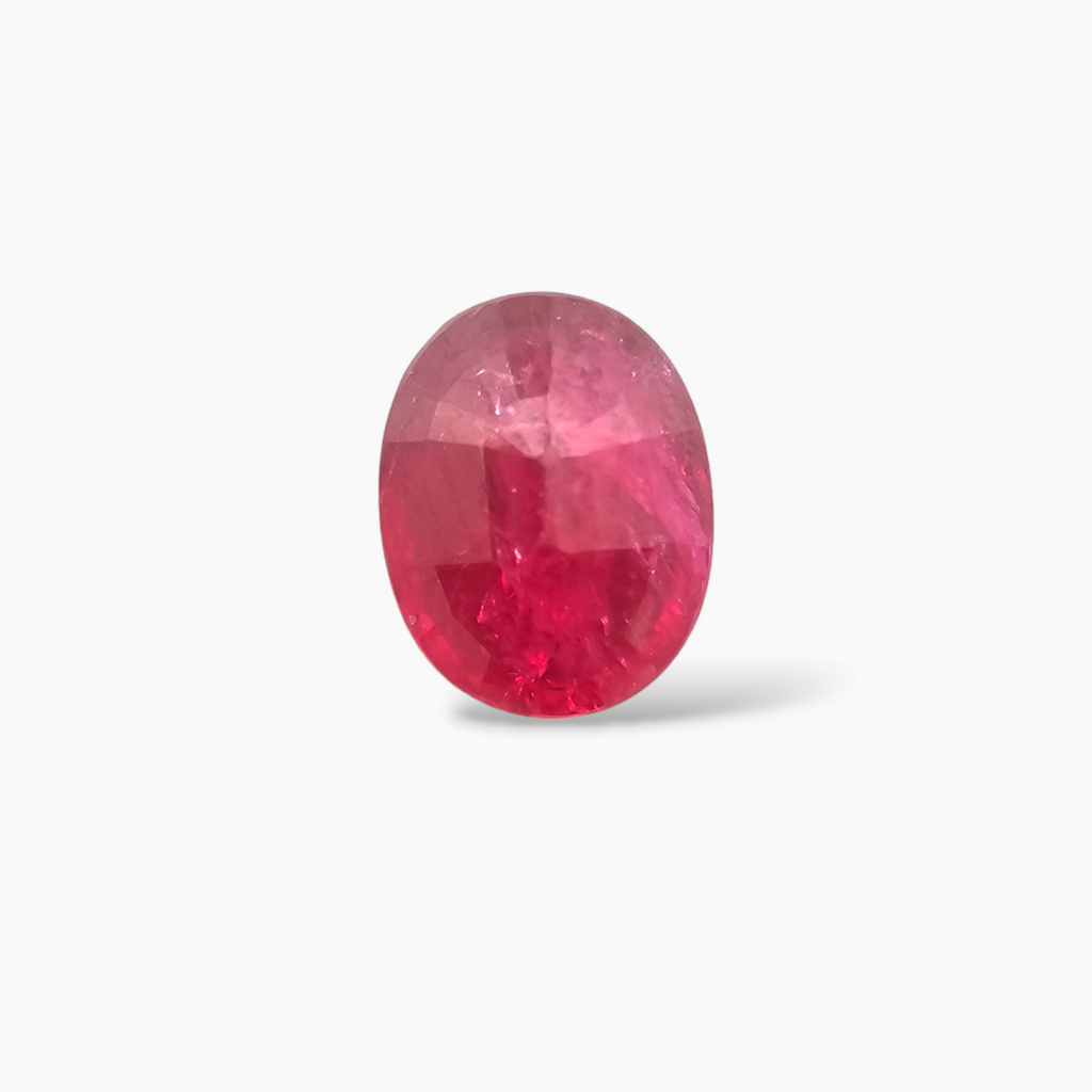 Mozambique Gemstone of Natural Ruby in Pink 1.92 Carats Oval Shape