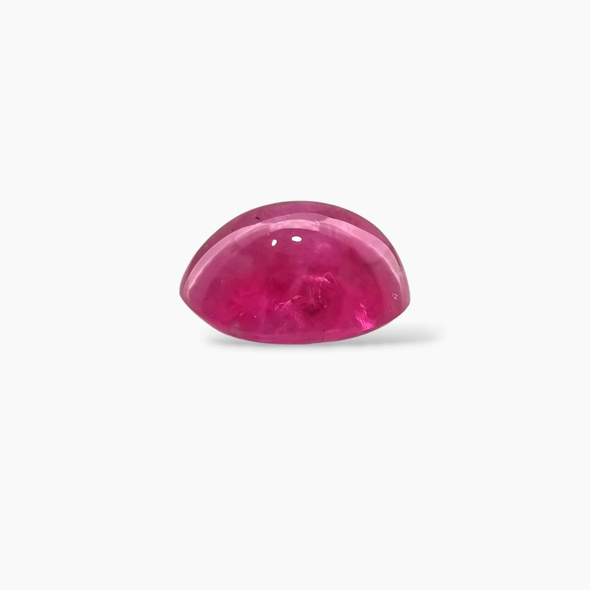 Mozambique Gemstone of Natural Ruby in Pink 2.98 Carats Oval Cab Shape