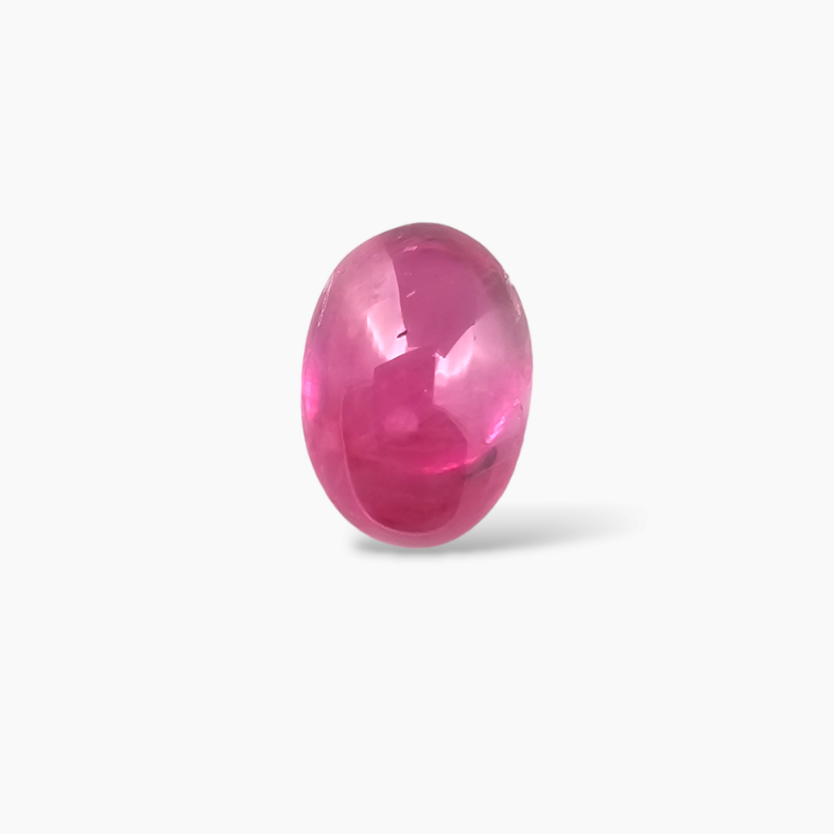 Mozambique Gemstone of Natural Ruby in Pink 2.98 Carats Oval Cab Shape