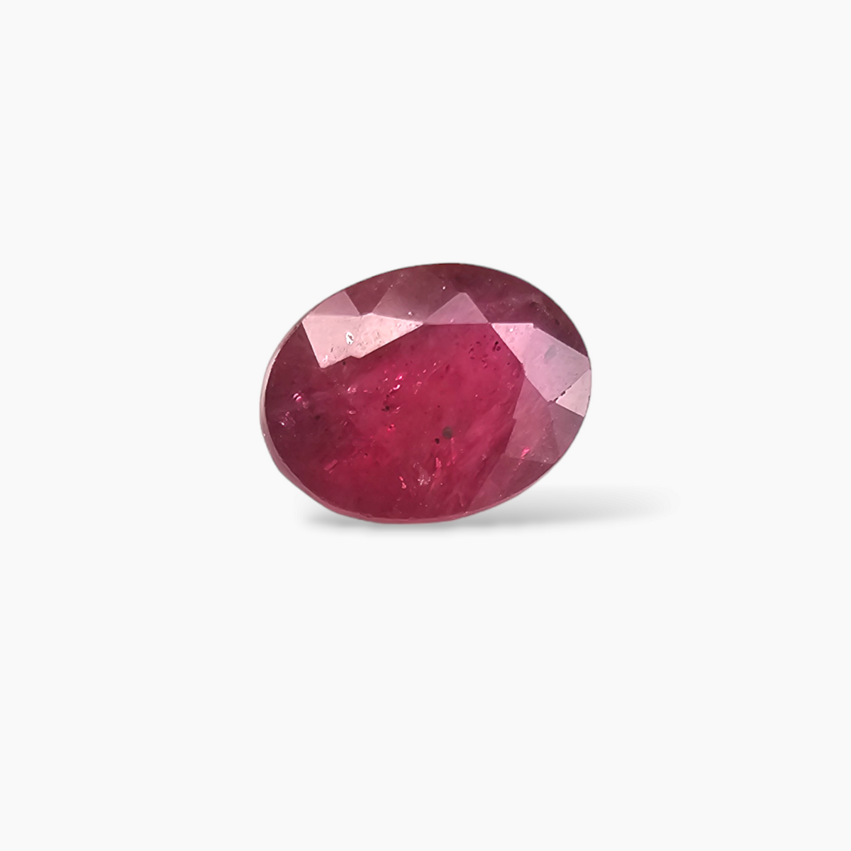 Mozambique Gemstone of Natural Ruby in Pink 1.4  Carats Oval Shape