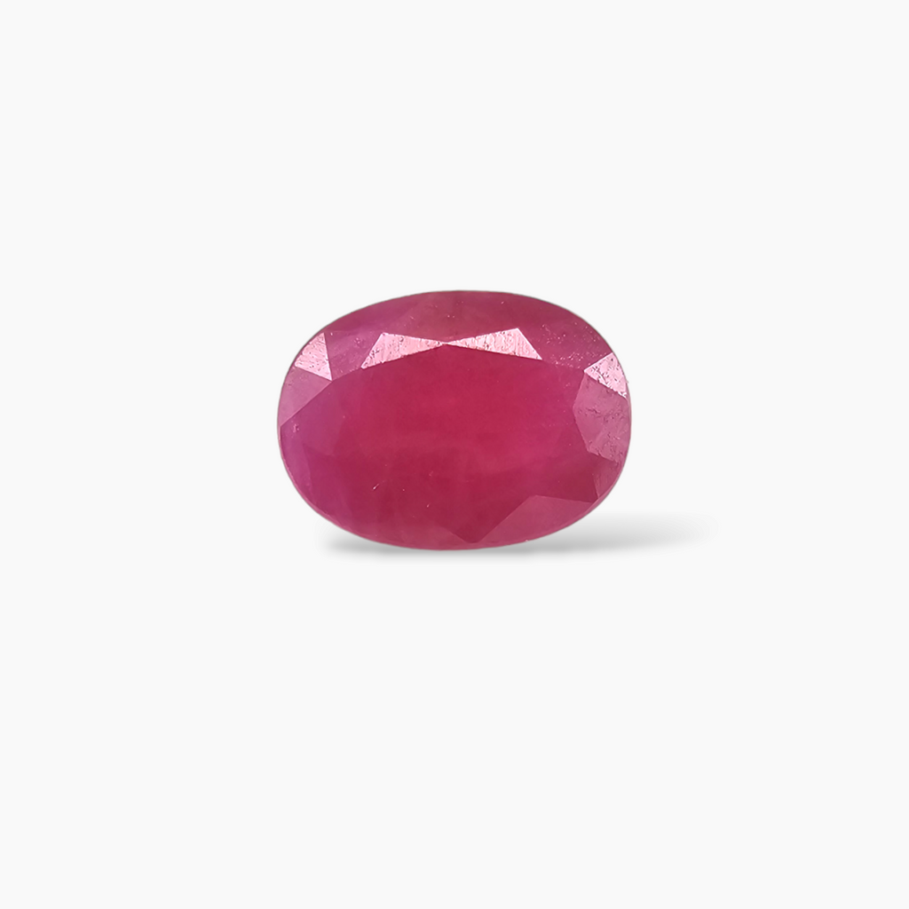 Mozambique Gemstone of Natural Ruby in Pink 1.3 Carats Oval Shape