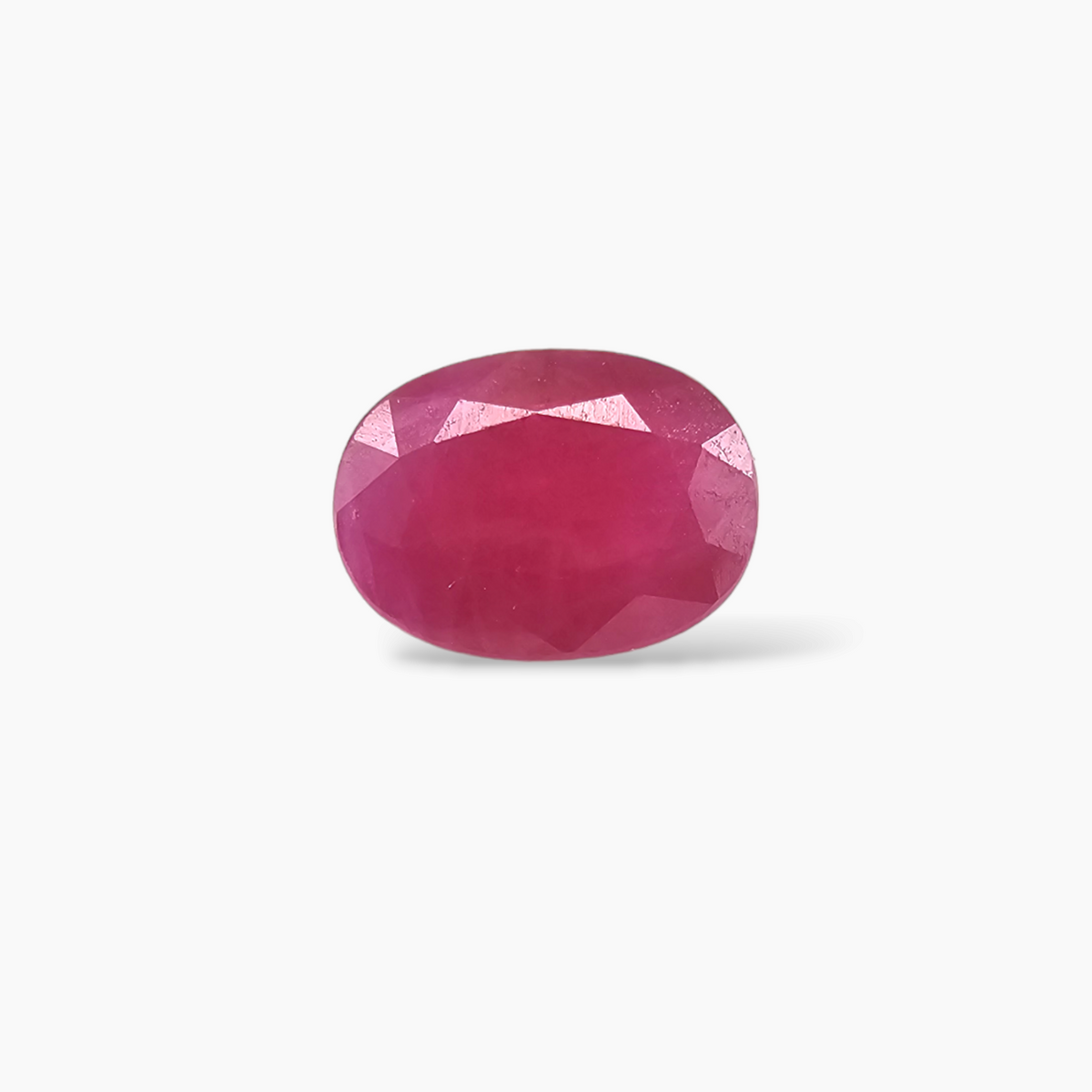 Mozambique Gemstone of Natural Ruby in Pink 1.3 Carats Oval Shape