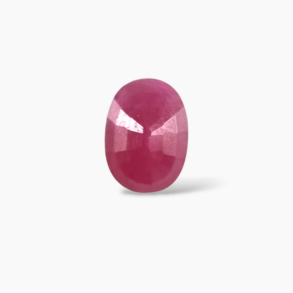 Mozambique Gemstone of Natural Ruby in Pink 1.3 Carats Oval Shape