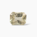 Natural Yellow Sapphire Gemstone 6.58 Crats Emerald Cut Shape