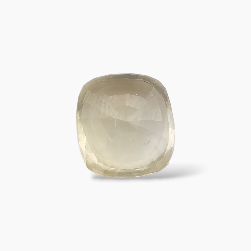 Natural Yellow Sapphire Gemstone 6.96  Carats Cushion Cut Shape