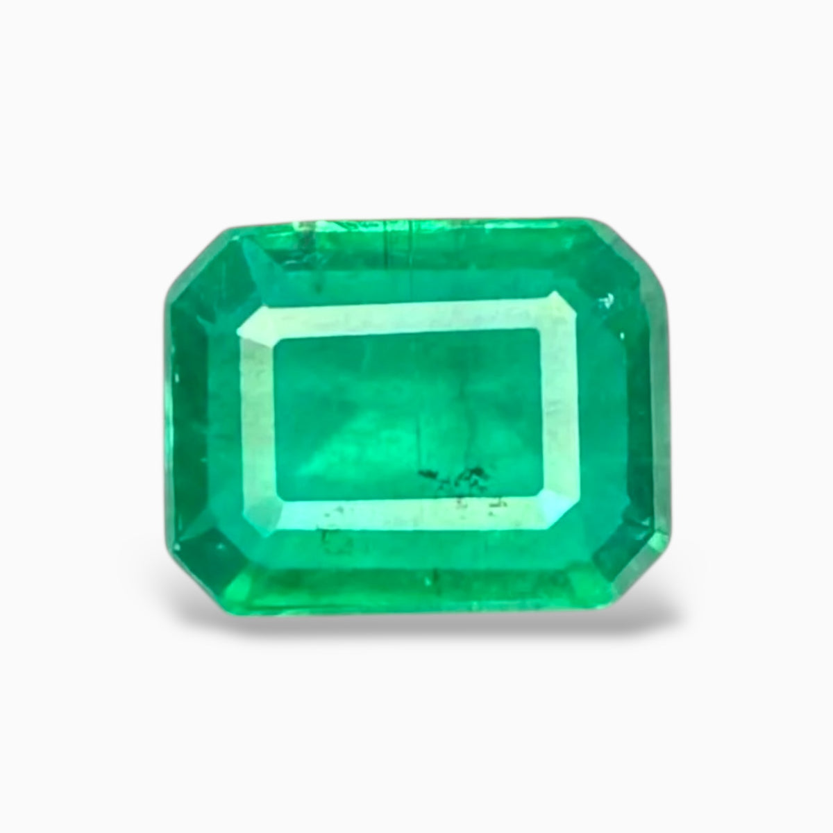 Natural Zambian Emerald Stone 1.92 carat Emerald Cut  9x7 mm