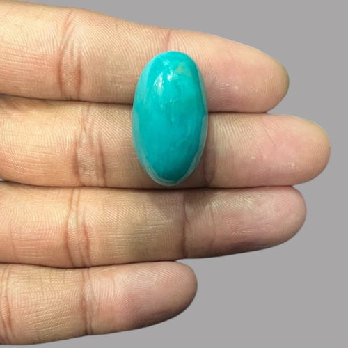 Raw Turquoise For Sale 36.15 Carats 28 x 15.8 x 12.6 mm in Oval