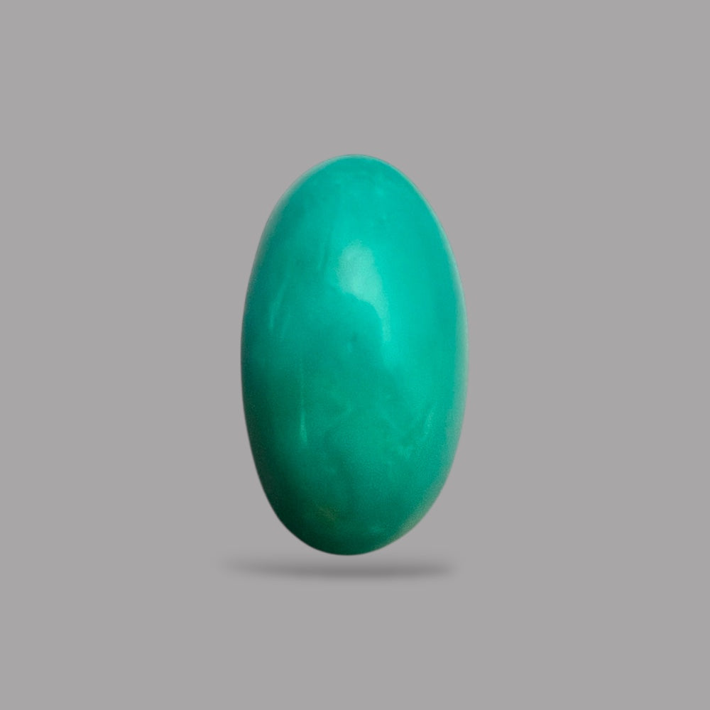 Raw Turquoise For Sale 36.15 Carats 28 x 15.8 x 12.6 mm in Oval