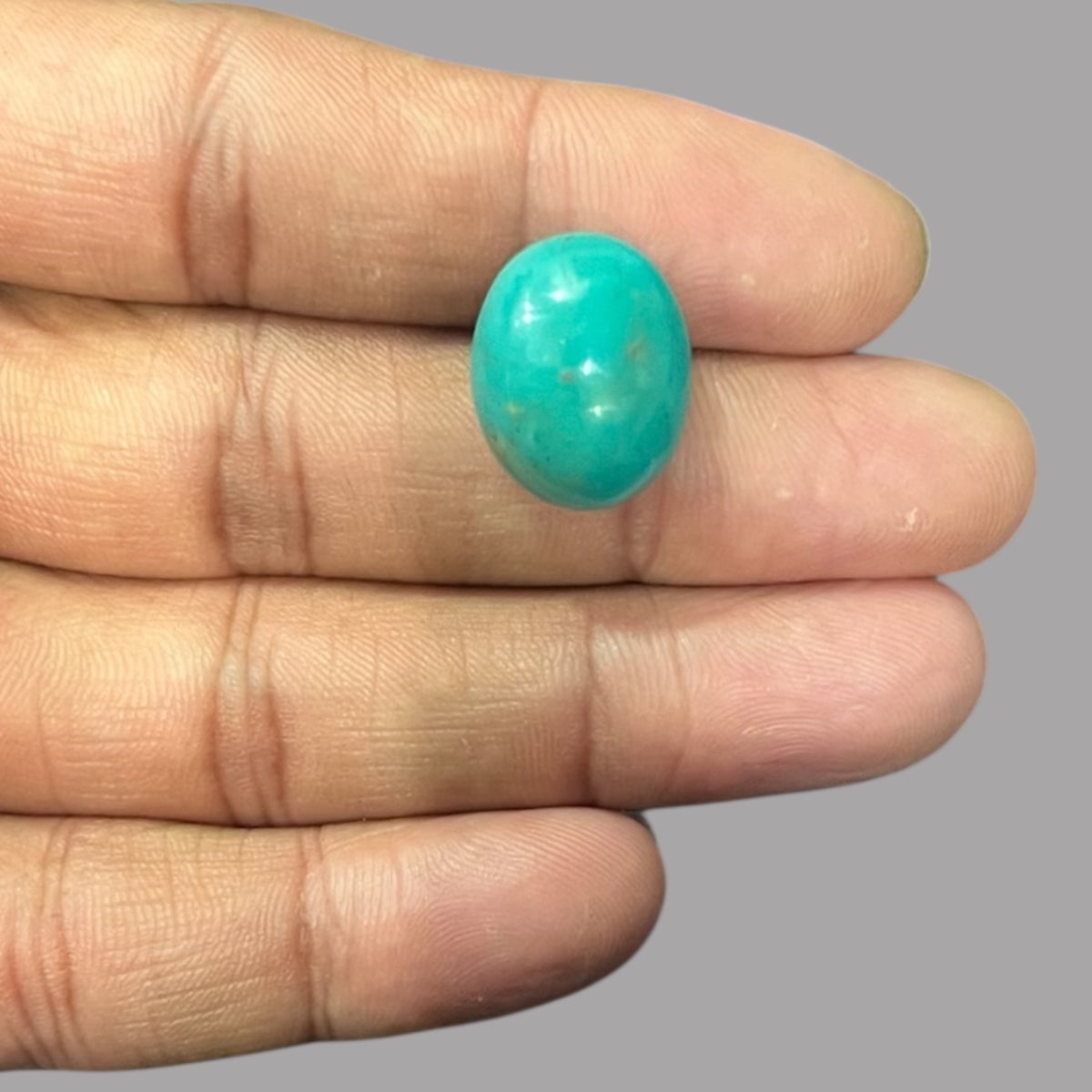 Loose Turquoise Stones 15.13 Carats 17.8 x 14.3 x 10 mm in Oval