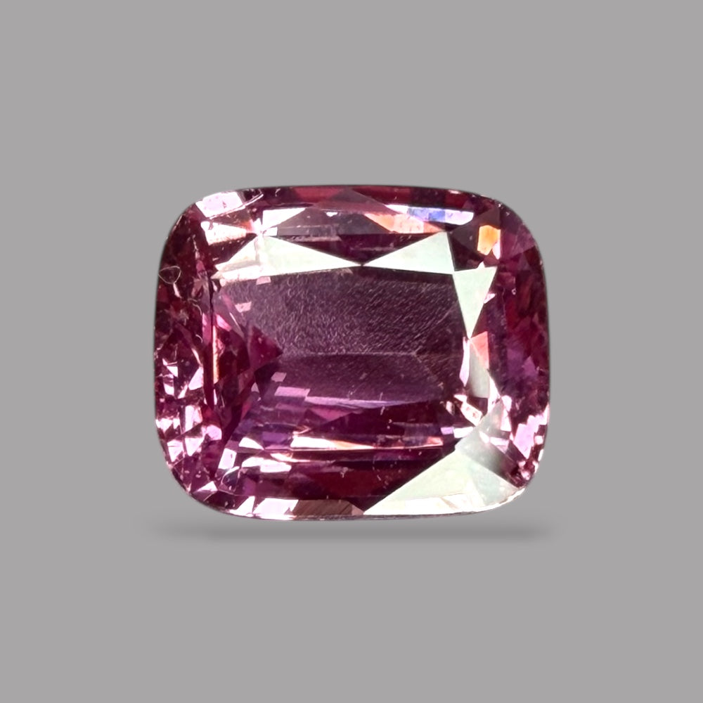 Cushion Cut Shape in Pink Sapphire Gemstone 2.03 Carats &  7.30 x 6.17 x 3.98 mm Size