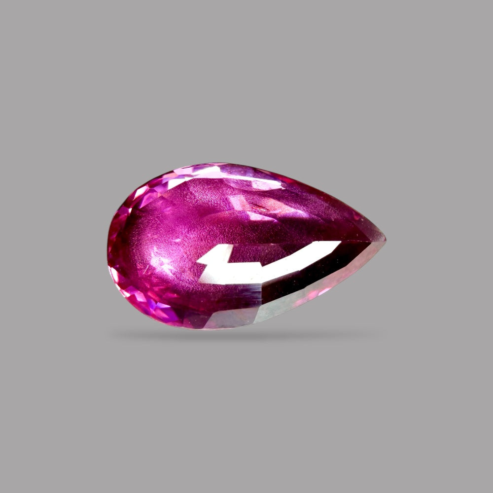 Pear Shape in Pink Sapphire Gemstone 1.65 Carats & 10.6 x 6.1 x 3 mm Size